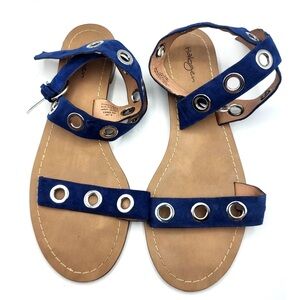 Halogen Blue Sandals Size 10M